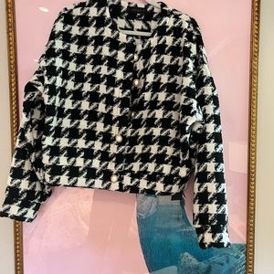 Wool cardigan/blazer, size M